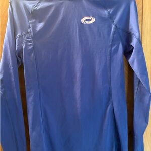 Size Small Surfing Athletic Compression  blue  O'rageous Long Sleeve Shirt